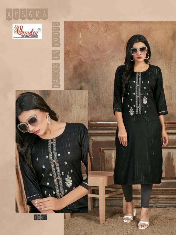 Smylee Apsara Fancy Rayon Embroidery Kurti 